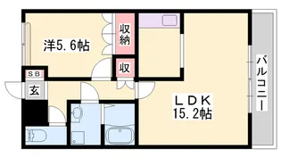 エルシオンⅠ【101号室】の間取り