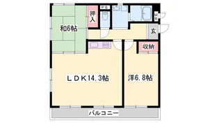 セントラルメゾン【1階】の間取り