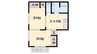 ハーモニープラザメイプルⅠ【1階】の間取り