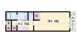 コンコルドラファイエットⅣ【1階】の間取り
