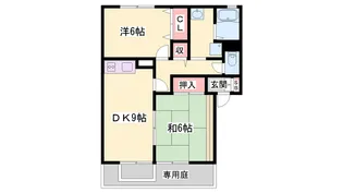 ツインヴィレッジ西脇 B棟【1階】の間取り