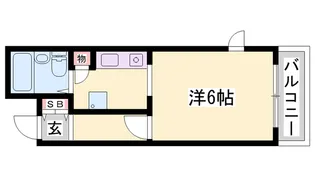 ガーデンヒルズ東加古川【204号室】の間取り