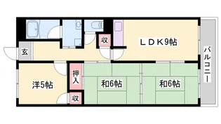 ロイヤルコーポ伊保【209号室】の間取り
