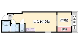 Luminart明石【1階】の間取り