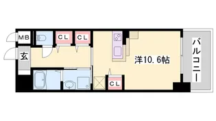 カーサ イーグレット【203号室】の間取り