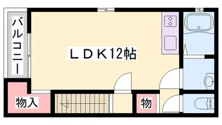 パレシェーヌデクールⅦ【2階】の間取り