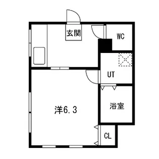 ハイツしらさぎ【2-B号室】の間取り