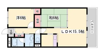 サンヴィレッヂ加西【4階】の間取り