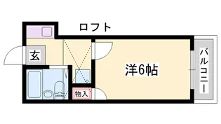 加古川第16マンション【2階】の間取り