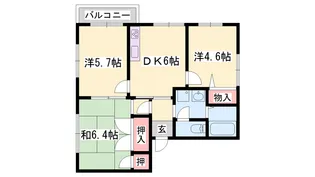 ヴィラ・イーグレット【2階】の間取り