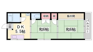 宮元マンション【3階】の間取り