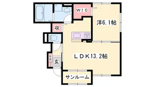 マジェスティⅡ【1階】の間取り