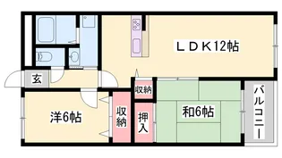 シャトー三和青山【207号室】の間取り