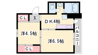 ヴィラナリー上郡2号棟【3階】の間取り