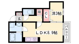 Fortuna【1階】の間取り