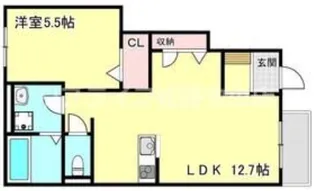 ハイムレトア飾東C【1階】の間取り