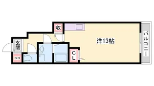 メゾンドエム【1階】の間取り