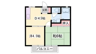 高田ハイツ【201号室】の間取り