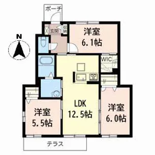 シャーメゾンYOU【1階】の間取り