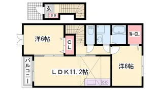 フリーデ・K【2階】の間取り