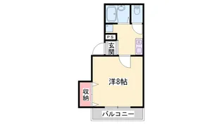 グランジュール深澤【204号室】の間取り