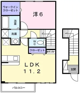 ビサイド・シーⅡ【2階】の間取り