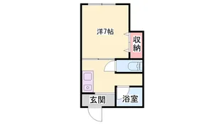 アメニティハイム【206号室】の間取り