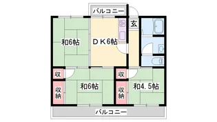レジデンス赤穂御崎 A棟【101号室】の間取り