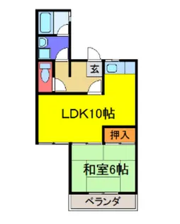 サンモール大井【B-1号室】の間取り