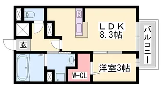アーバンプラザⅡ【1階】の間取り