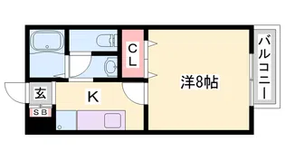 エスペラール【201号室】の間取り