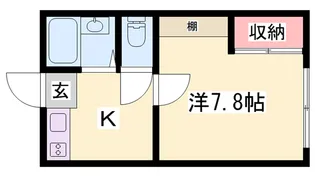 メゾンあまかわ(借上)【2階】の間取り