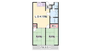 マインハイツ【102号室】の間取り