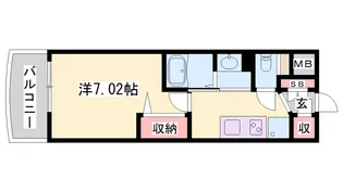 Luxe姫路【13階】の間取り