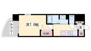 Luxe姫路【14階】の間取り