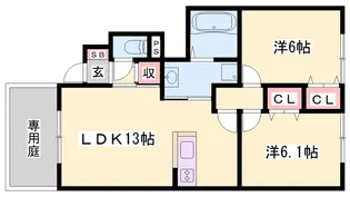 グランファミーユ【1階】の間取り