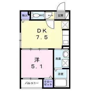 ネオイースト【2階】の間取り