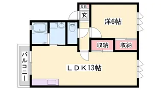 蒲田SOLSTAGE【2階】の間取り