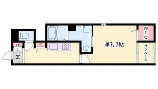 グランボヌール【1階】の間取り