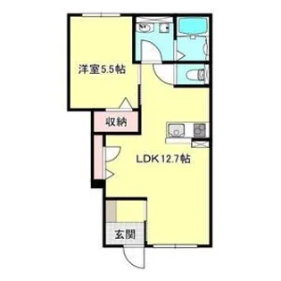 FLEUR de LIEN Ⅰ【1階】の間取り