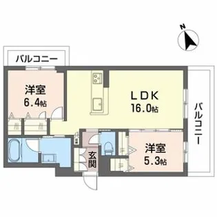 Seaside House【3階】の間取り