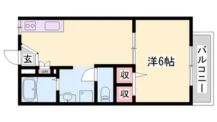 リーブル御立【2階】の間取り