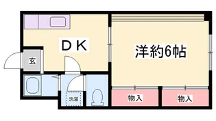 ル・ポール十二所前町【3階】の間取り