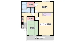 たつの市 エスポワールたつの【2階】の間取り
