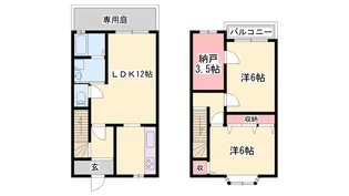 セルジュY【106号室】の間取り
