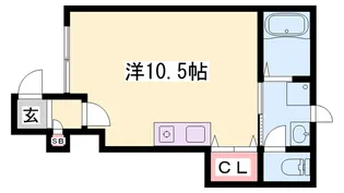 スカイラーク K【1階】の間取り