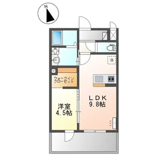 メゾン ド アミュレット【2階】の間取り