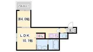F asecia caph【1階】の間取り