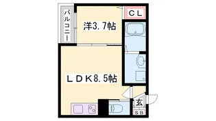 F asecia caph【1階】の間取り