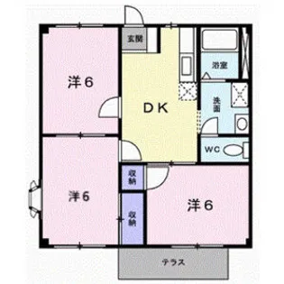 エルガーデン【1階】の間取り